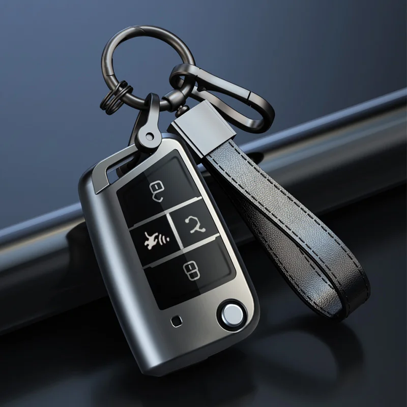 

Чехол для автомобильного ключа из ТПУ, 4 кнопки, для Volkswagen Golf 7 MK7 Tiguan MK2 Seat Ateca Leon FR Ibiza Skoda Octavia Kodiaq