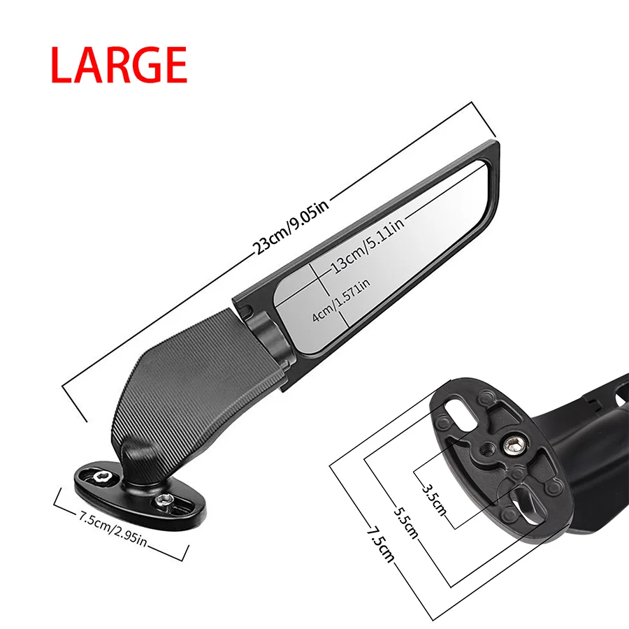 Зеркала для мотоцикла регулируемое вращающееся боковое зеркало заднего вида YAMAHA