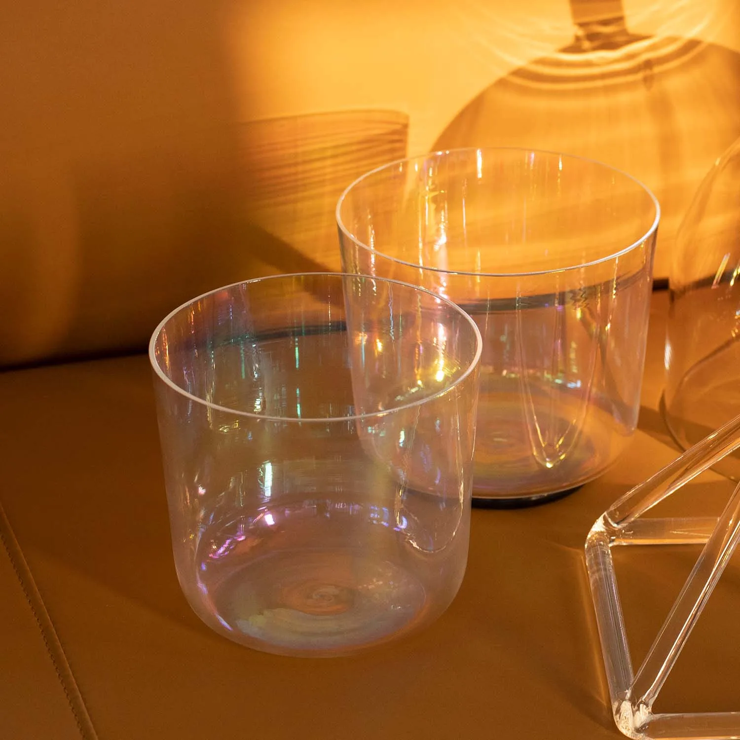 Hye-eun 6 дюймов Alchemy Clear Quartz Crystal Singing Bowl 432 Гц ABCDEFG Note для звукового исцеления с