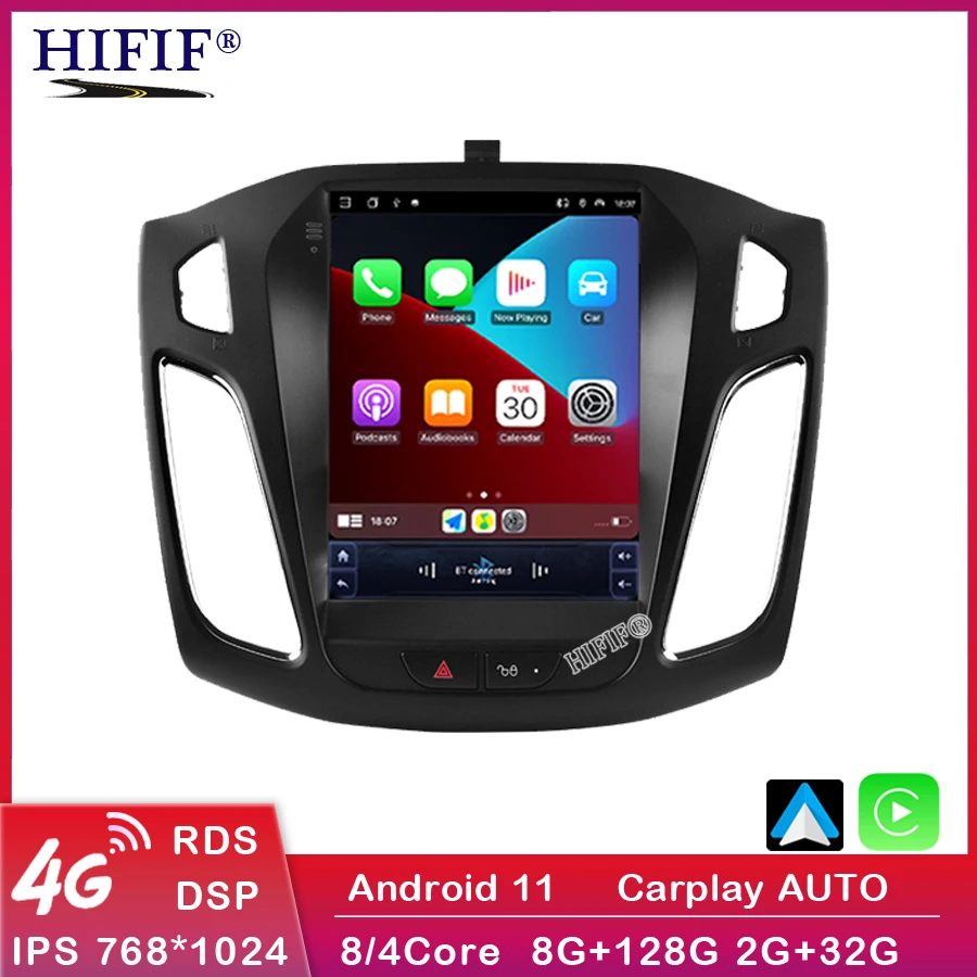 Автомобильная Мультимедийная система проигрыватель на android 11 с GPS видеоплеером