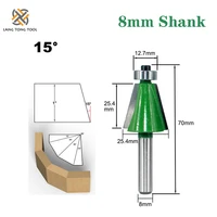 lang tong tool 1 pc 8mm shank chamfer router bits 11 5 degree milling cutter for wood woodorking bit machine tools lt072