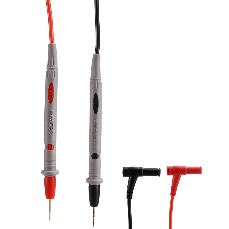 Тестер-зонд ручка-мультиметр силиконовые измерительные провода 20 А 1000 В сменные