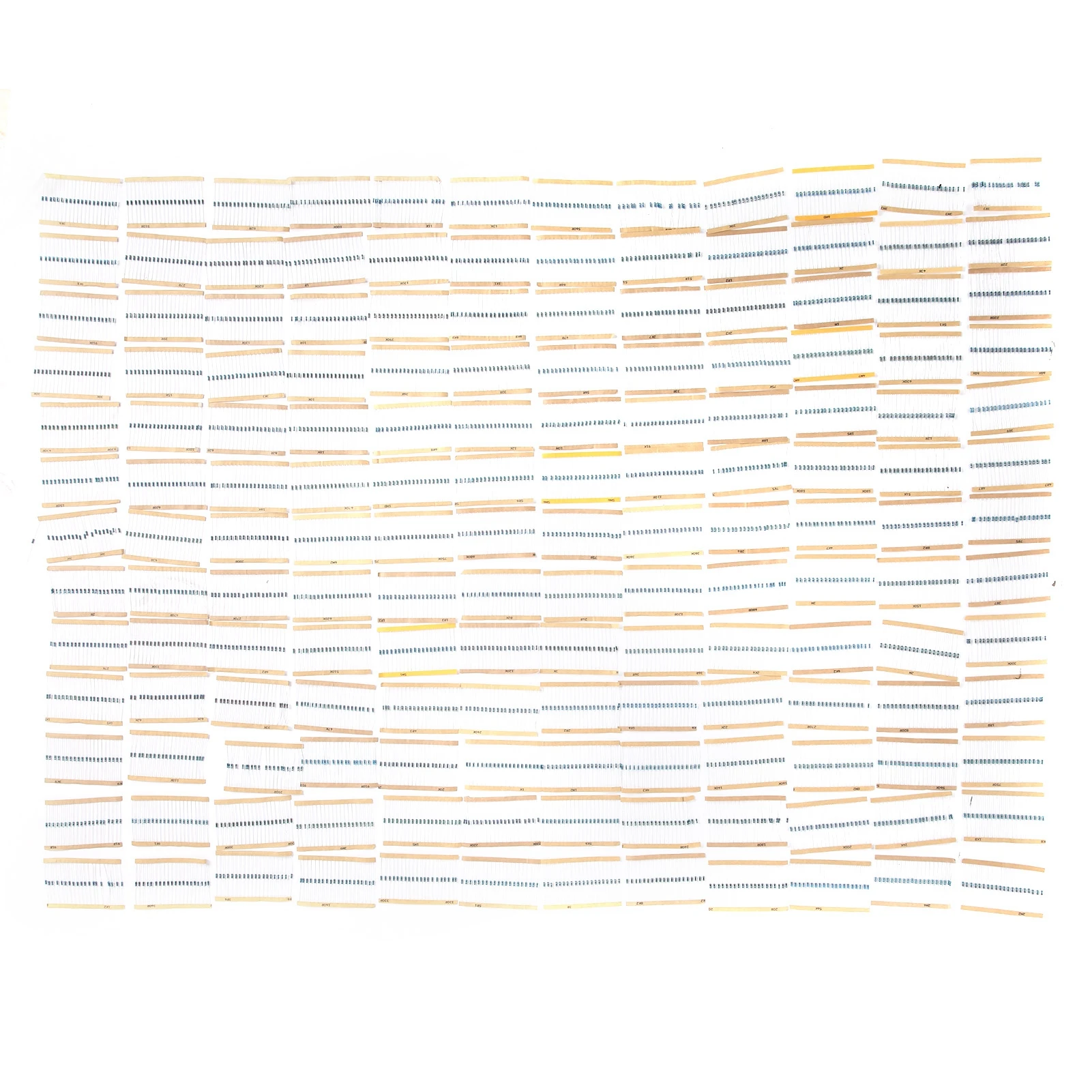 3120Pcs 1/4W металлопленочные резисторы серебряный сплав 156 типов для