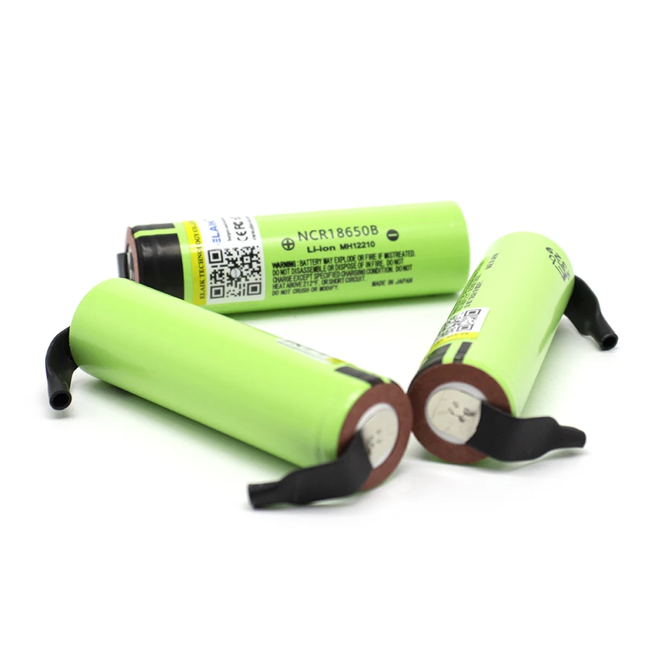 5 шт. ELAIK 34B 18650 NCR18650B 3 7 В 3400 мАч литиевая аккумуляторная батарея для аккумулятора +