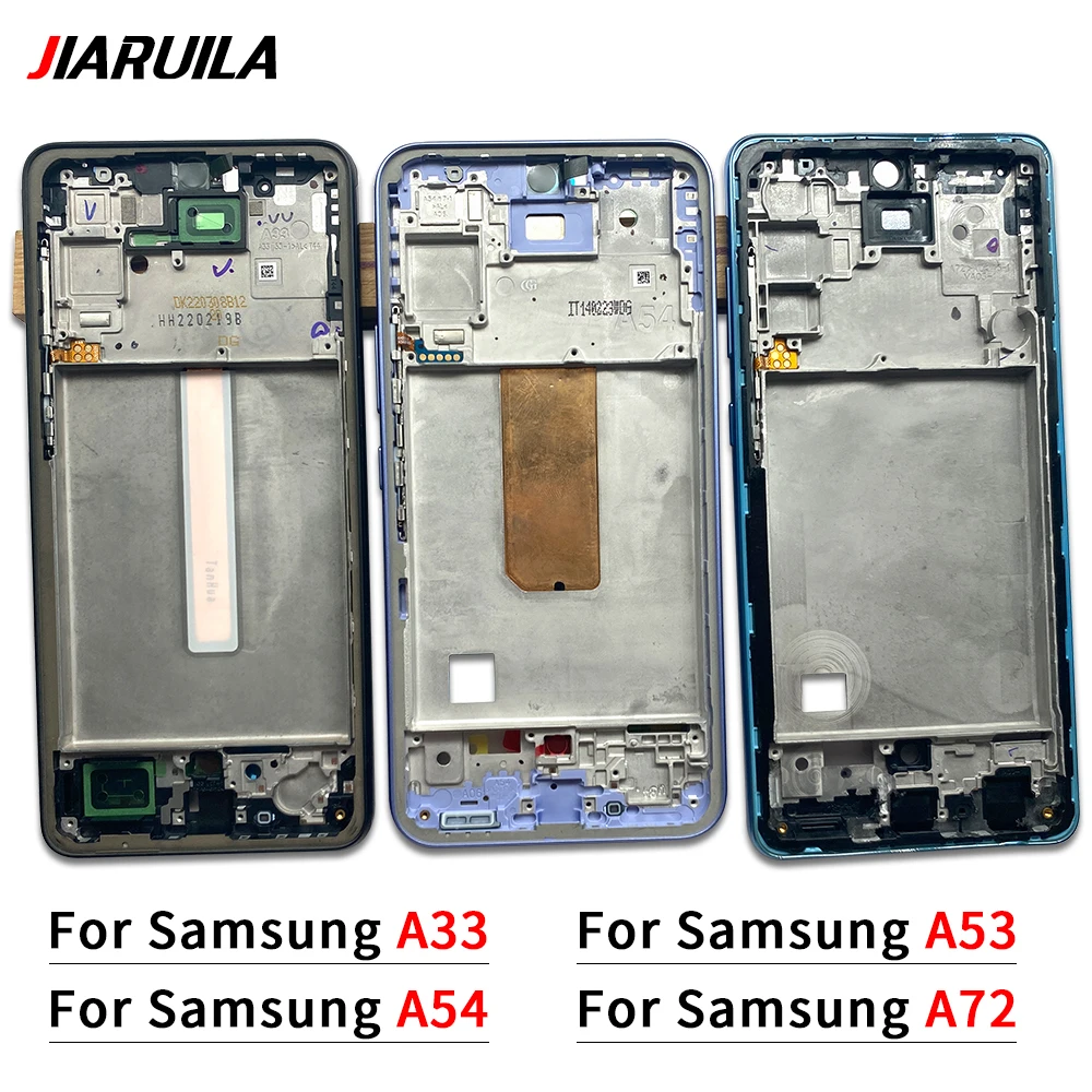 10 шт. передняя рамка для ЖК-дисплея Samsung A33 A53 A72 A54