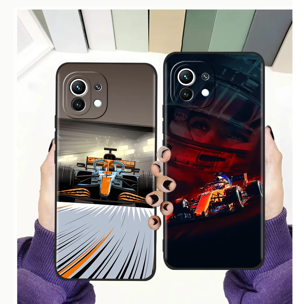 

Formula 1 F1 Car Phone Case For Xiaomi Poco X3 X4 NFC F3 M3 GT 11 Ultra 11X 11i Pro Plus 9T Note 10 10T Lite 5G Soft Cover Coque