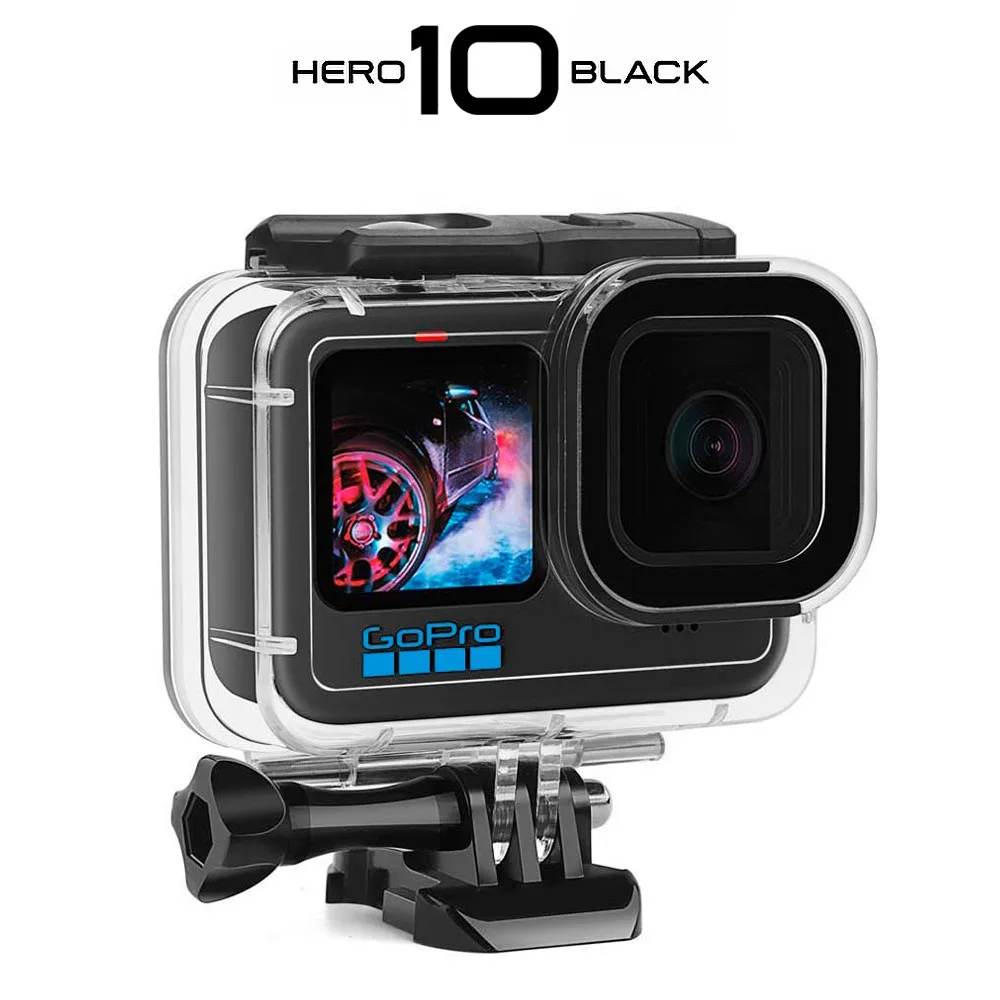

Waterproof Case for GoPro Hero 10 9 Black Accessories 60M Diving Housing Cover Protector Underwater Shell Go Pro 10 9 Camera