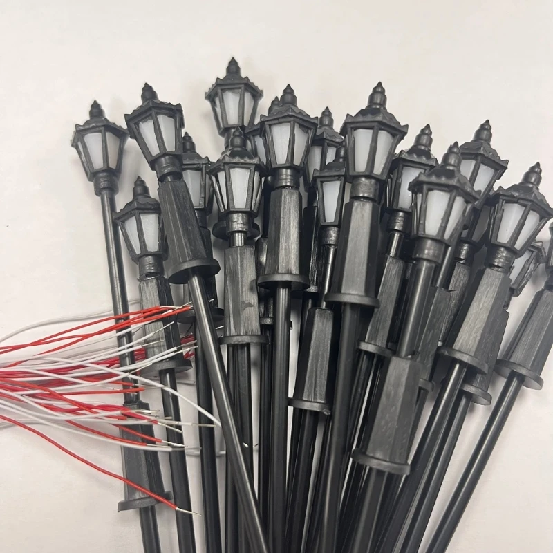 Набор из 20 моделей сказочного сада уличных фонарей теплый свет фонарь фонарный