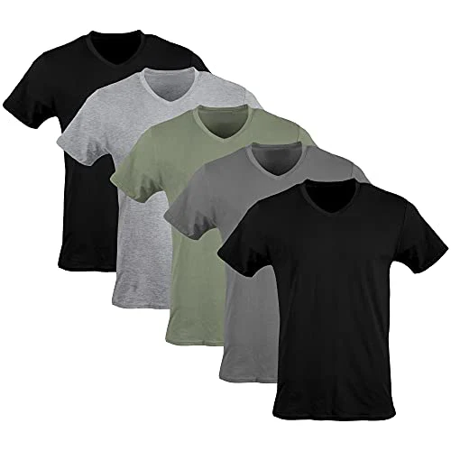 

Classic 4-pack round neck T-shirt moisture wicking T-shirt
