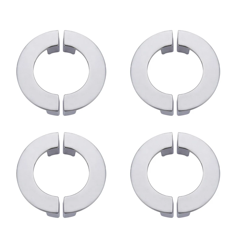 

8PCS Modern Simple Zinc Alloy Handle Cabinet Drawer Knob Kitchen Cupboard Door Pull Half Moon Furniture Handles