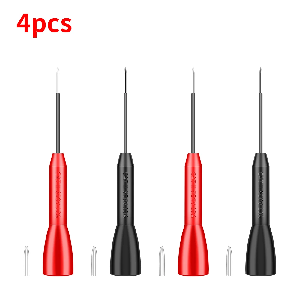 Игольчатый сменный зонд LUXIANZI 0,2 мм для цифрового мультиметра, свинцовый провод, ручка, кабель, тестовые щупы, игольчатый наконечник
