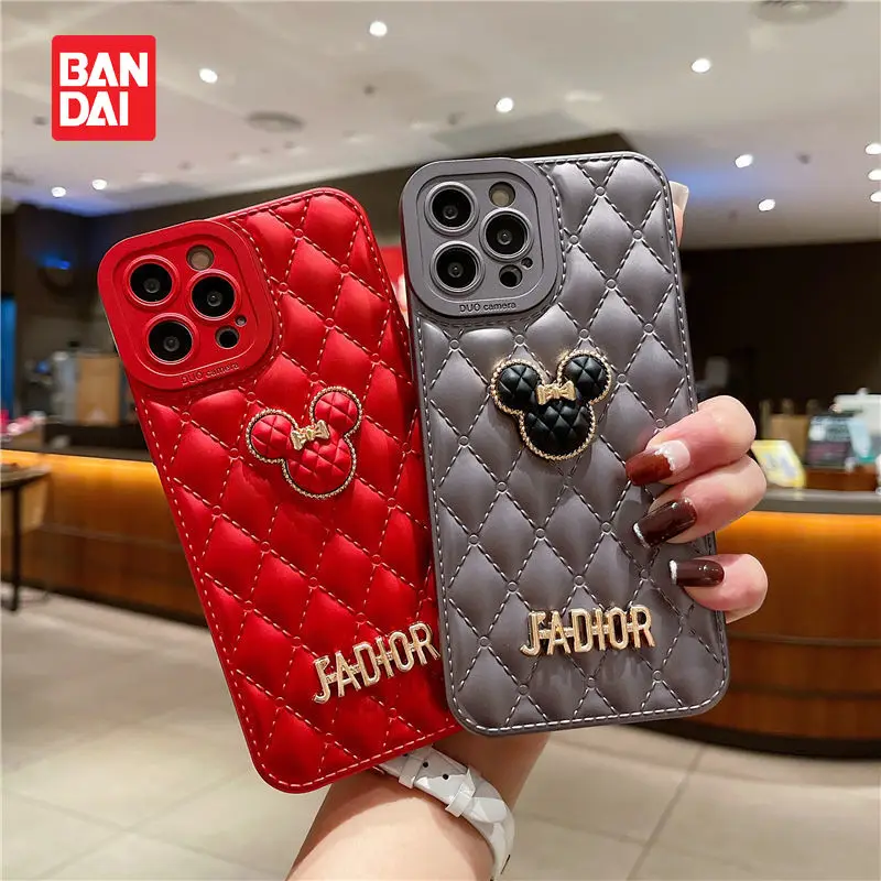 

Bandai Disney Fashion Phone Case for iphone 13 13Pro 12 12Pro 11 Pro X XS Max XR 7 8 Plus Cartoon Covers Kawaii Anti-drop Shell