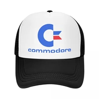 commodore 64 baseball cap for men women breathable c64 amiga computer trucker hat streetwear snapback caps sun hats