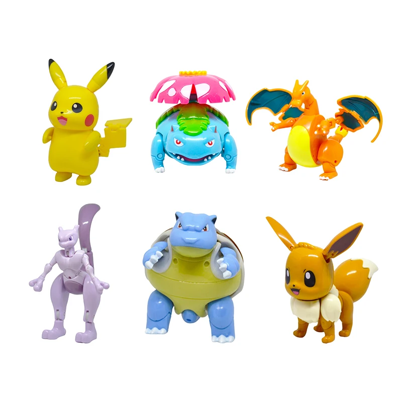 

Оригинальный Покемон коробка эльф шар деформация игрушка Пикачу Винус Огненный Дракон Шторм дракон супер мечта аниме модель персонажа
