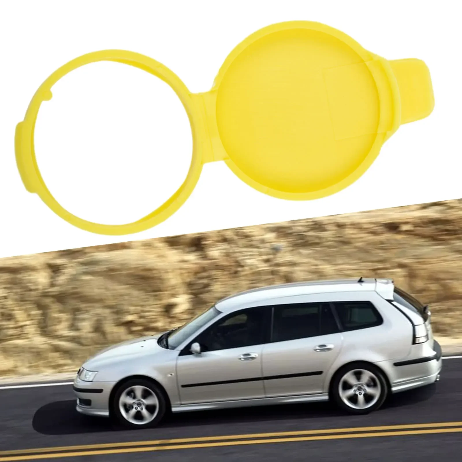 Крышка резервуара для Saab 9-3 2003-2011 74486-TF0-013 Abs черные автомобильные аксессуары