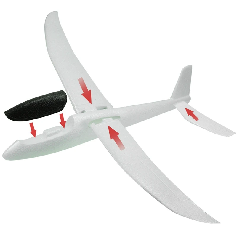 

3X 99CM EPP Foam Hand Throwing Aircraft (Sticker) 706