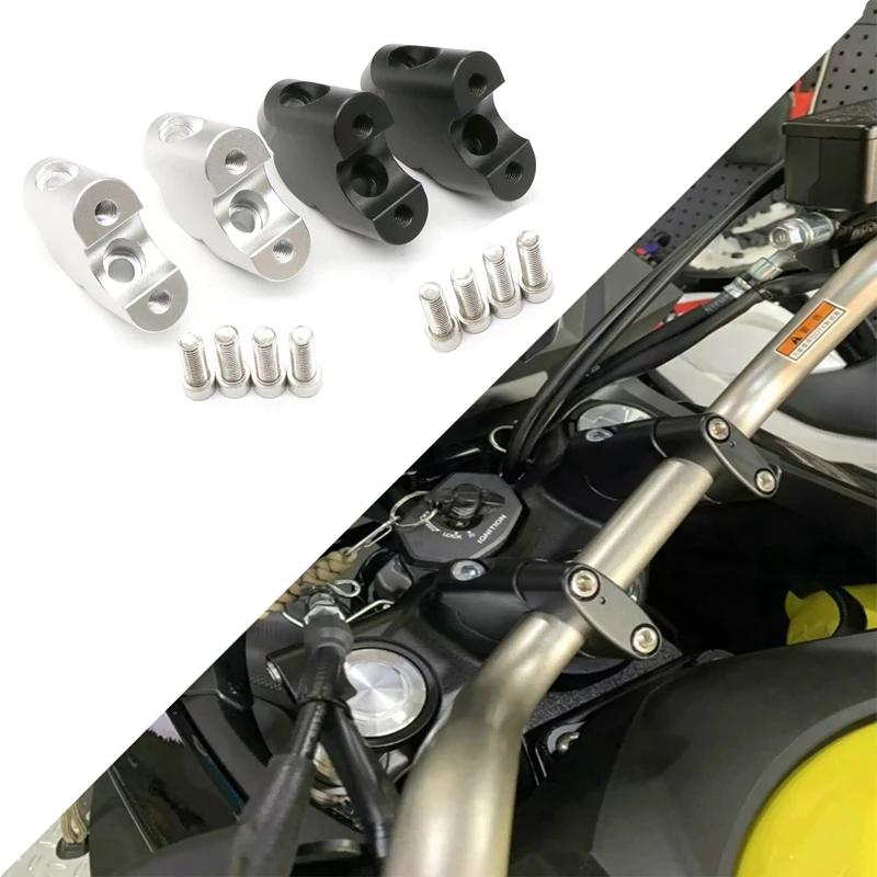 7/8-дюймовый руль мотоцикла зажим для руля удлинительный адаптер Suzuki V-STROM DL250 DL650 XT