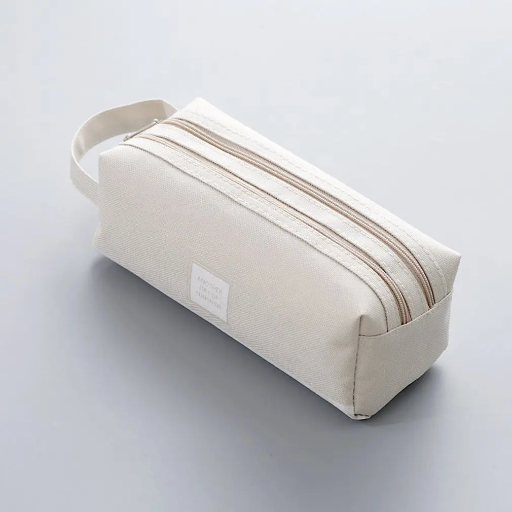 

Creative Double Zipper Large Big Pencil Case Pencilcase Pen Box For Girls Gifts Cute School Bag Stationery Supplies