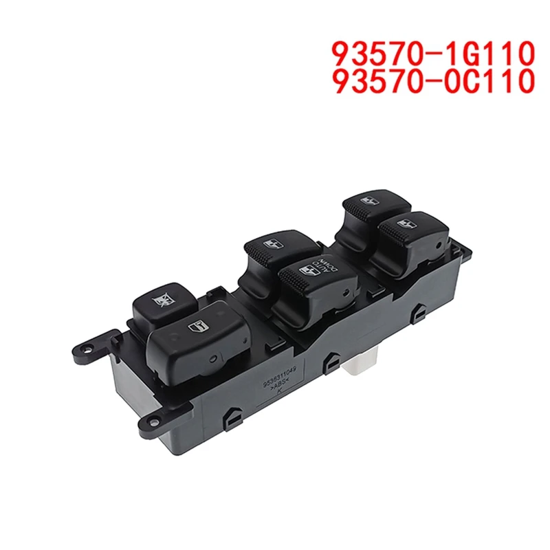 Главный выключатель стеклоподъемника 93570-0C110 для Kia Rio передний левый