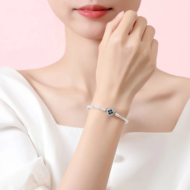 Женские браслеты Danturn из стерлингового серебра 925 пробы с изображением котенка