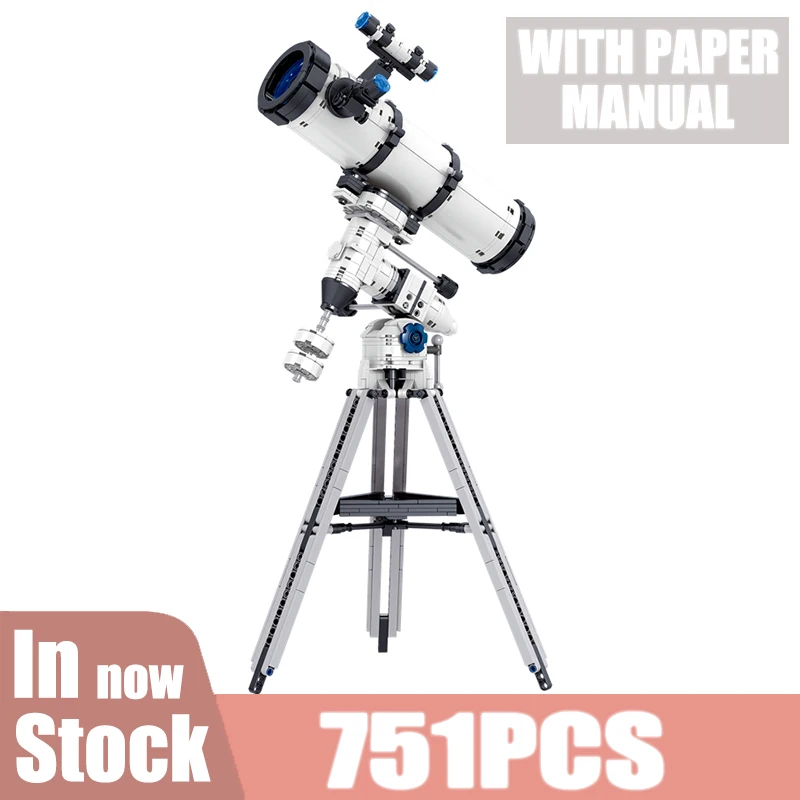 

NEW City Technical Astronomical Telescope Building Blocks Stars Building Blocks Set Micro Bricks Assembly Toys Gifts for Kids