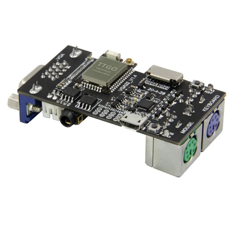 TTGO VGA32 VGA ESP32 PSRAM модуль V1.4 контроллер PS/2 мышь клавиатура графическая библиотека