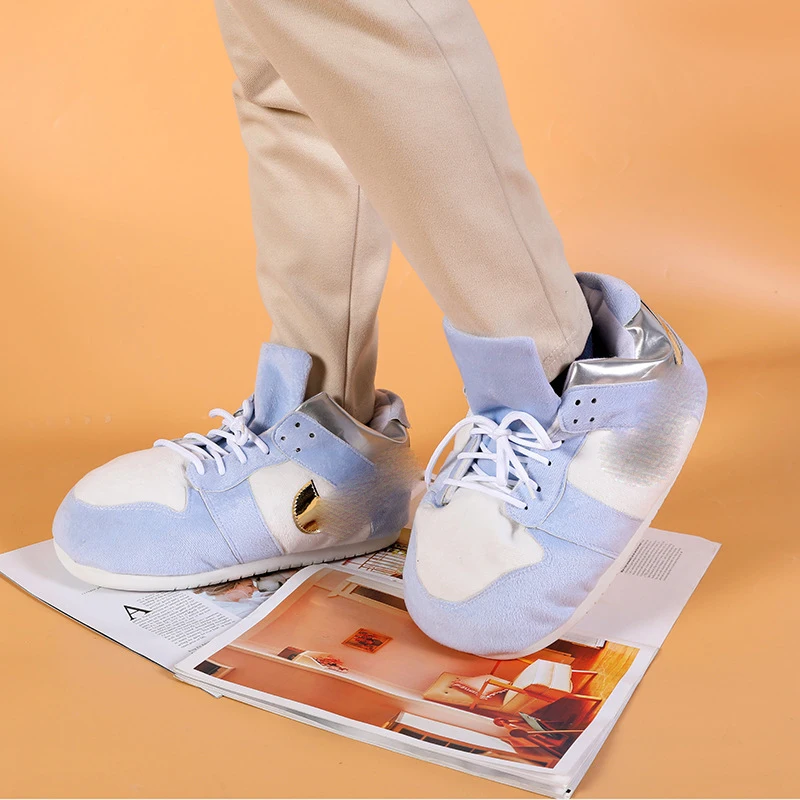 House Floor Cotton Shoes Sneakers Men Woman Winter Warm Slippers Women Cute Home Slippers Unisex One Size EU 35-44 Plush Sliders