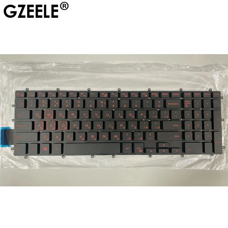Русская клавиатура с подсветкой для ноутбука Dell Inspiron 15 Gaming 7566 7567 5570 5770 5775 5575 7570 7577 RU