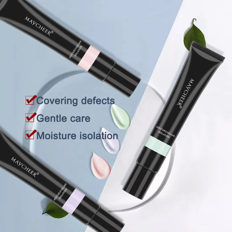 

Профессиональный праймер для лица крем изолированный водостойкий Макияж для лица натуральный увлажняющий консилер Жидкая основа под макияж