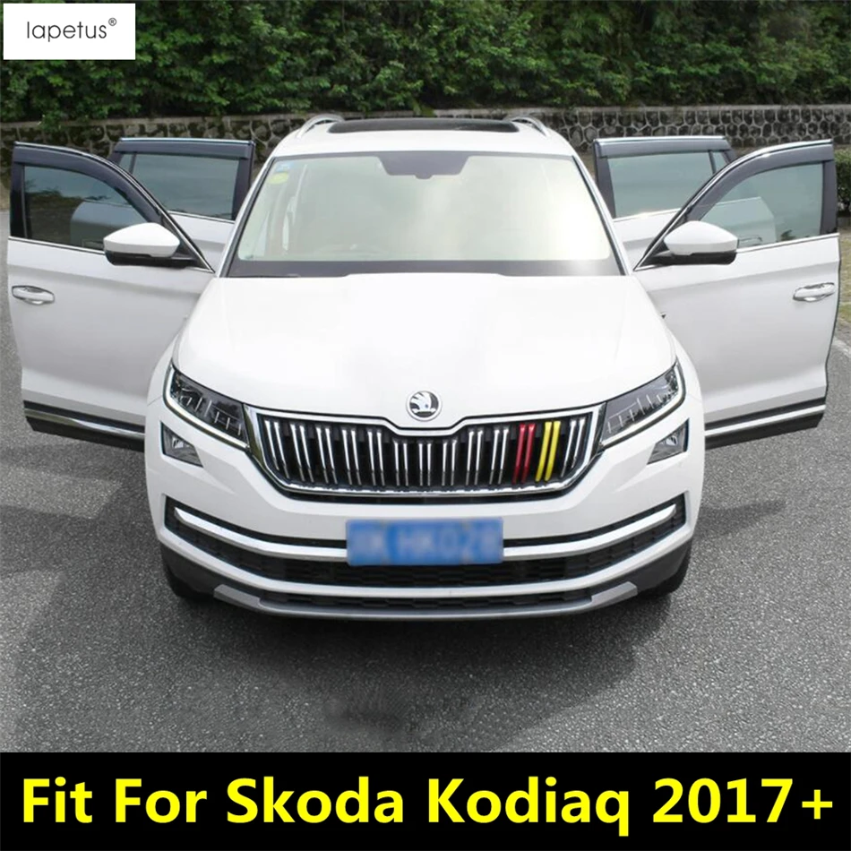 

For Skoda Kodiaq 2017 - 2022 Car Rain Eyebrow Window Visor Rain Wind Sun Smoke Guard Vent Shade Raincoat Shelter Accessories