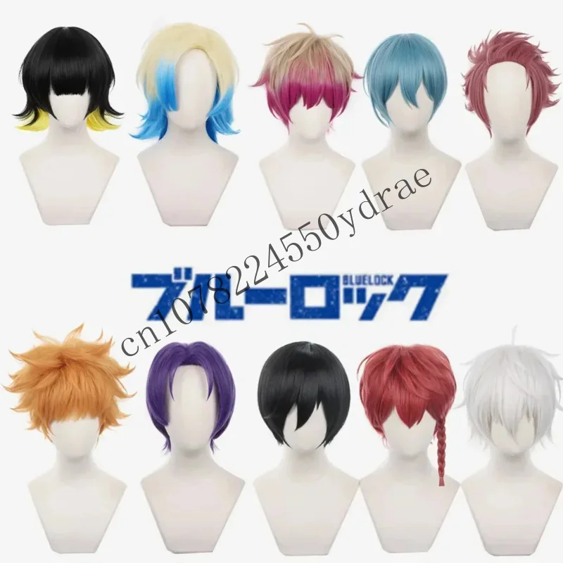 Anime Blue Lock Bachira Meguru Hyoma Chigiri Nagi Seishiro Isagi Yoichi Mikage Reo Sae Itoshi Kunigami Rensuke Hair Cos CMM1501