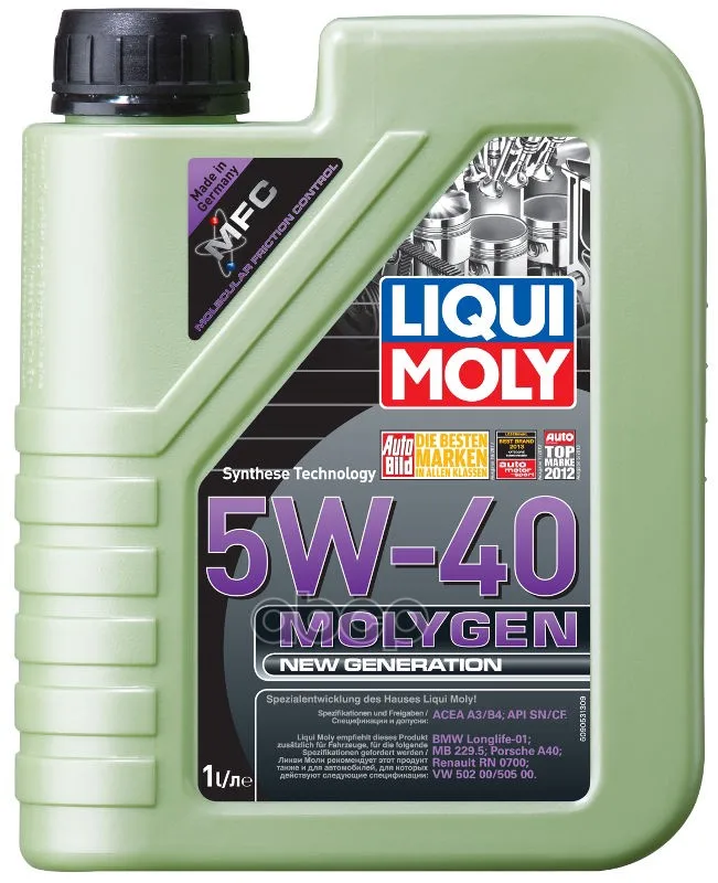 Liqui moly Масло Моторное Molygen New Generation 5w 40 (1l)|Моторное масло| |