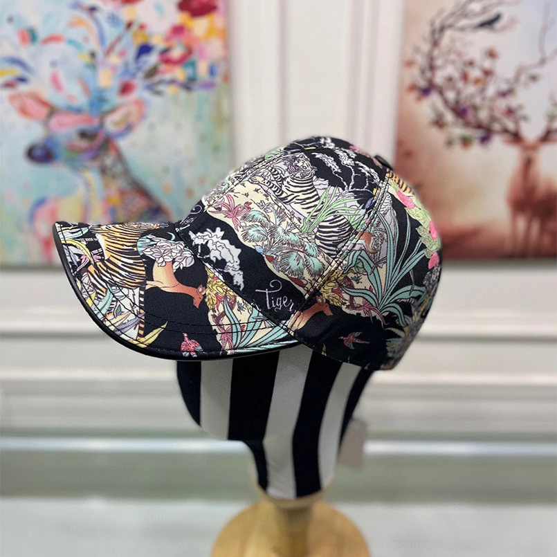 

Новинка 2023, Классическая бейсболка с тигровым узором Tom Ford, брендовая бейсболка, Высококачественная Женская кепка G для женщин, кепки