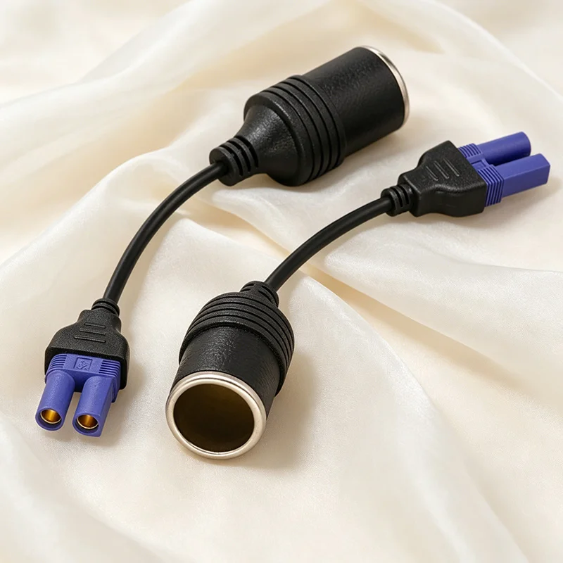 Фото Кабель питания для автомобиля 24В EC5 - OBD, разъемы EC5 (папа/мама) 2.5 мм², многофункциональный соединитель, адаптер для прикуривателя 12В, 0.3-2 метра №5