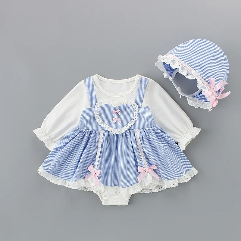 children's clothes fall 2022 new baby Lolita one-piece dress loli style baby bag fart clothes climbing clothes