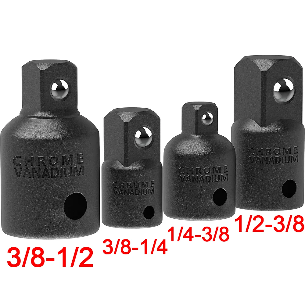 

Набор адаптеров для ударных ключей 4/6/8/10 1/4 3/8 1/2 3/4 дюйма, хромованадиевая сталь