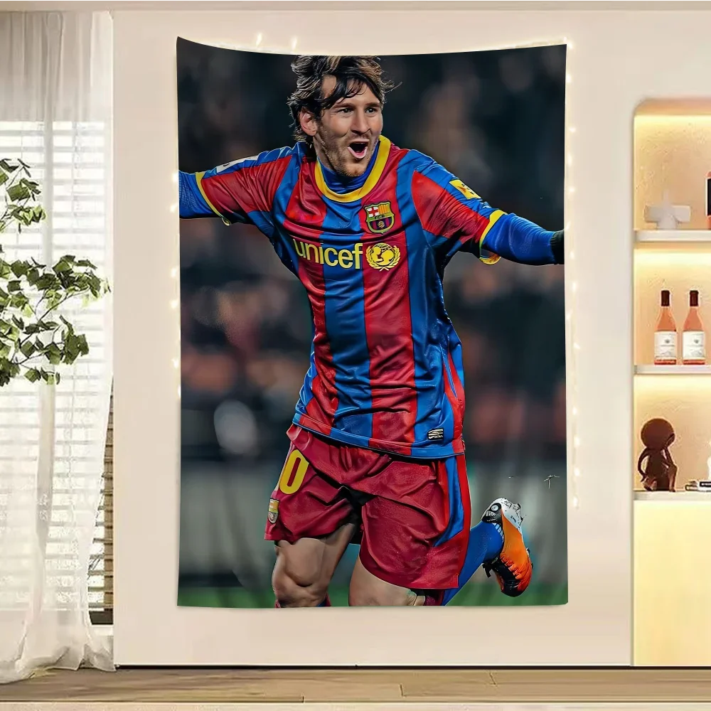 Аргентинская Футбольная звезда Meesi цветной гобелен настенные богемные гобелены