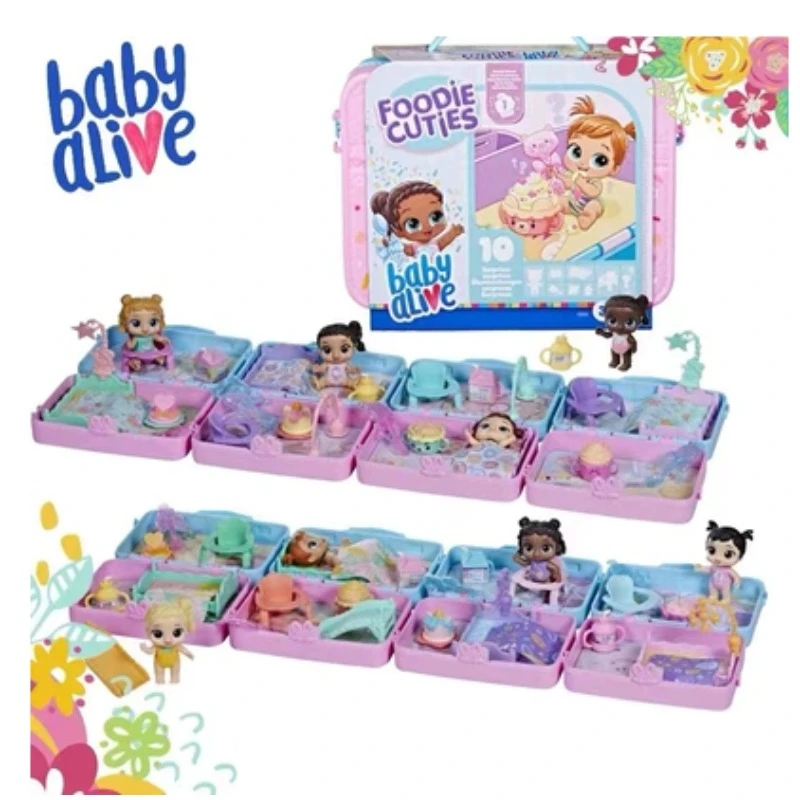 

Hasbro Baby Alive Interactive Baby Reborn Doll Bath Boys and Girls Play House Practice Dress Up Sounds Kids Play House Toy Gifts