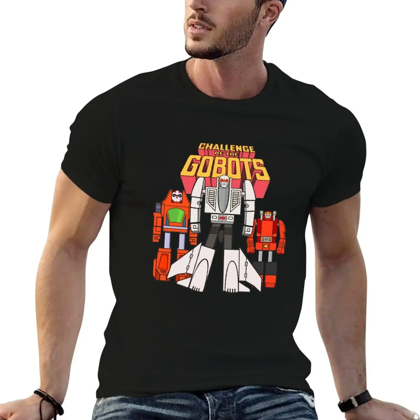 Футболка GoBots Guardian летний топ топы больших размеров кавайная одежда простые