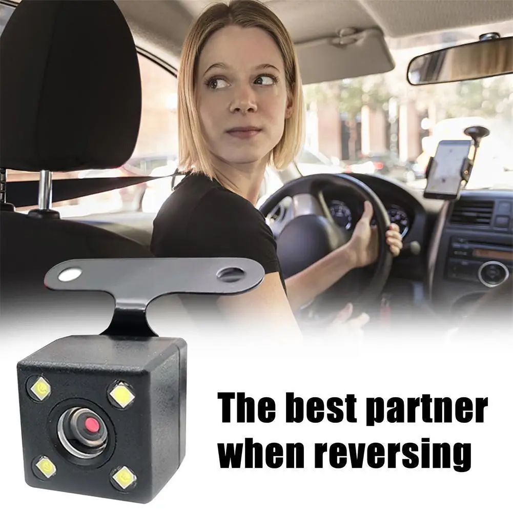 

5 Pin HD Car Rear View Camera Reverse 4LED Night Vision Video Camera Wide Angle 170 Degree Parking Camera For Car Accessori O7K3