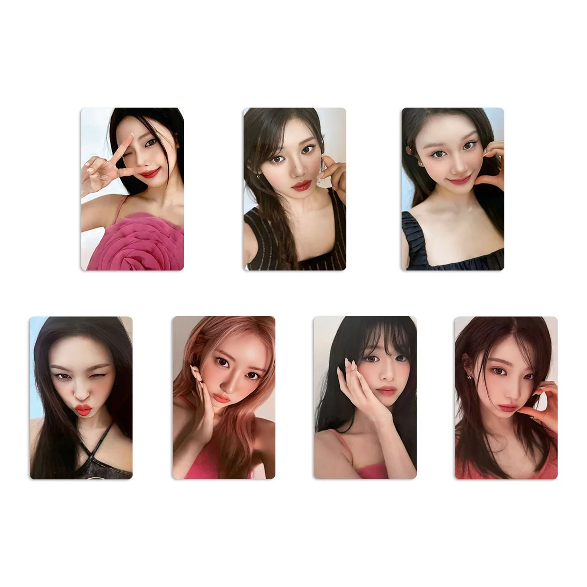 Фото 7 шт./компл. BABYMONSTER Idol новая серия ломо-карты ASA RUKA CHIQUITA HARAM AHYEON RORA PHARITA HD печать фотокарточки подарки для фанатов №5
