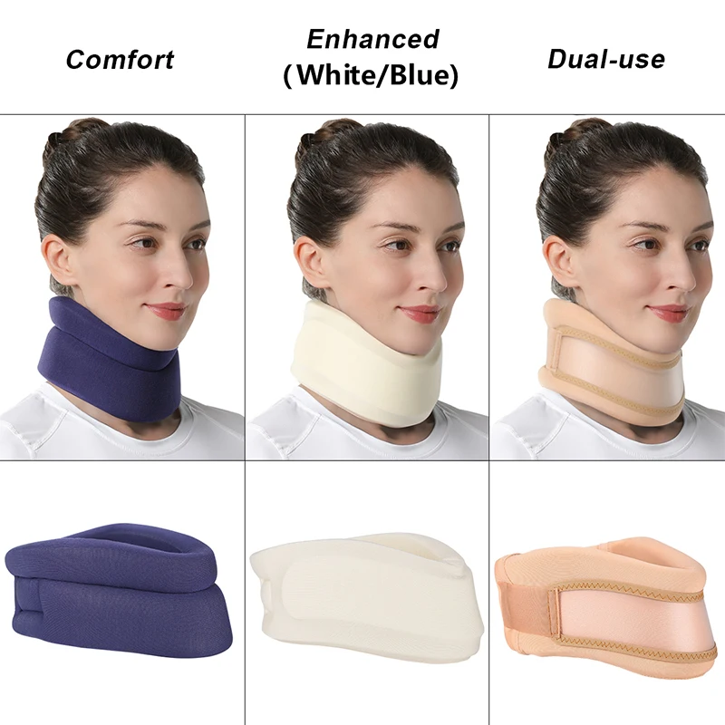 

VELPEAU Sponge Neck Brace to Relieve Stiffness and Pain Reduce Cervical Pressure Cervical Collar Soft Neck Support for Migraine