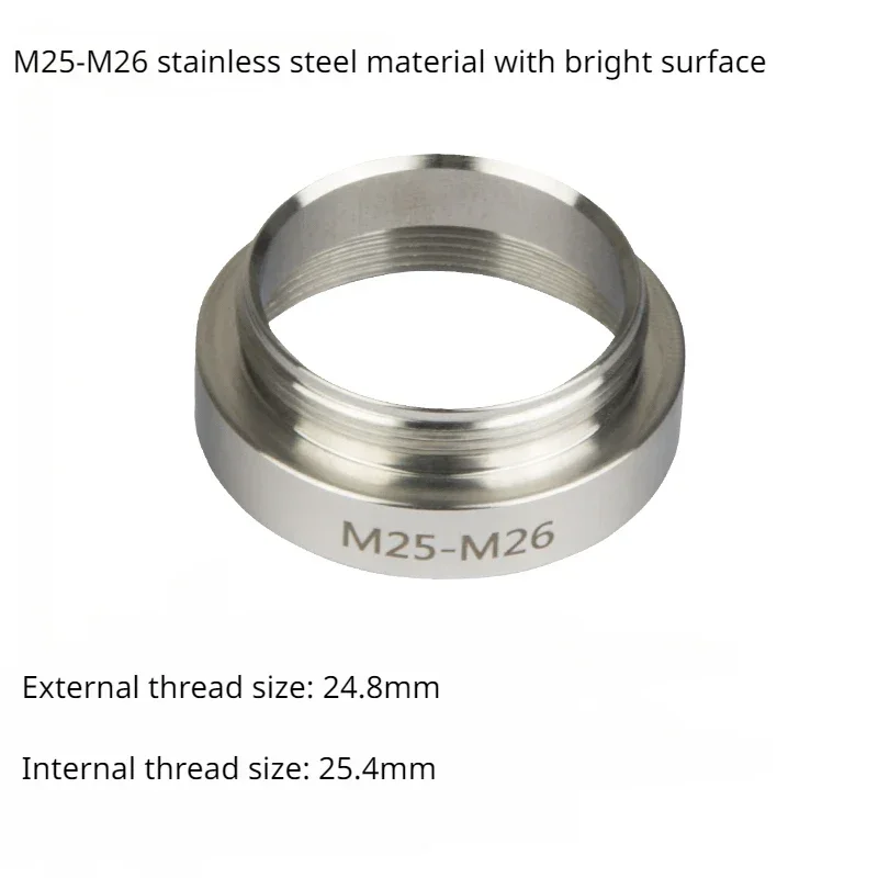 

Переходное кольцо из нержавеющей стали для объектива микроскопа Olympus M25 M26 M27 M32