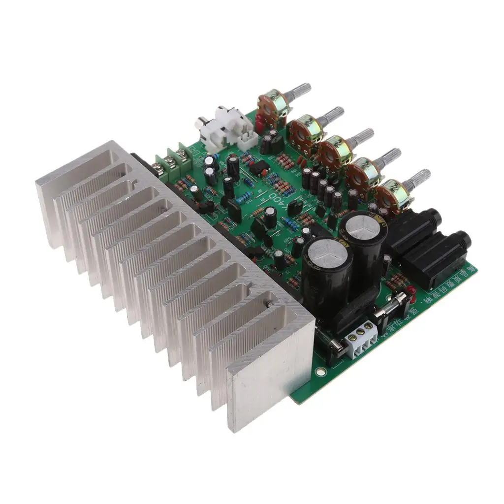 Аудиоплата HIFI Digital Reverb Power 400 Вт Аудио предусилитель Заднее усиление с управлением