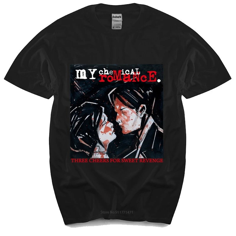 

Футболка мужская с круглым вырезом, оригинальная, романтичная, с тройным удовольствием, новая футболка для сладкой мести для мужчин, летний ...