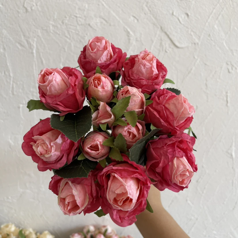 Искусственный Ретро Кокс край розы искусственный Шелковый лес искусственные