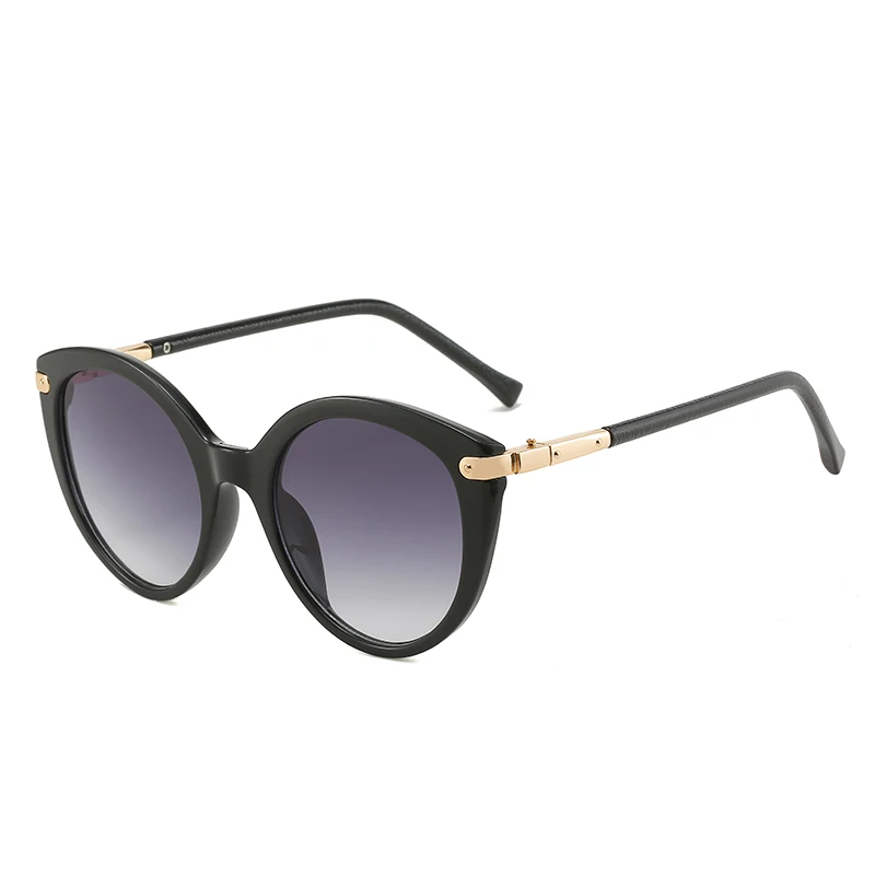 

90s Vintage Round Cat Eye Sunglasses For Women Elegant Ladies Ocluos UV400 Summer Shield 3210