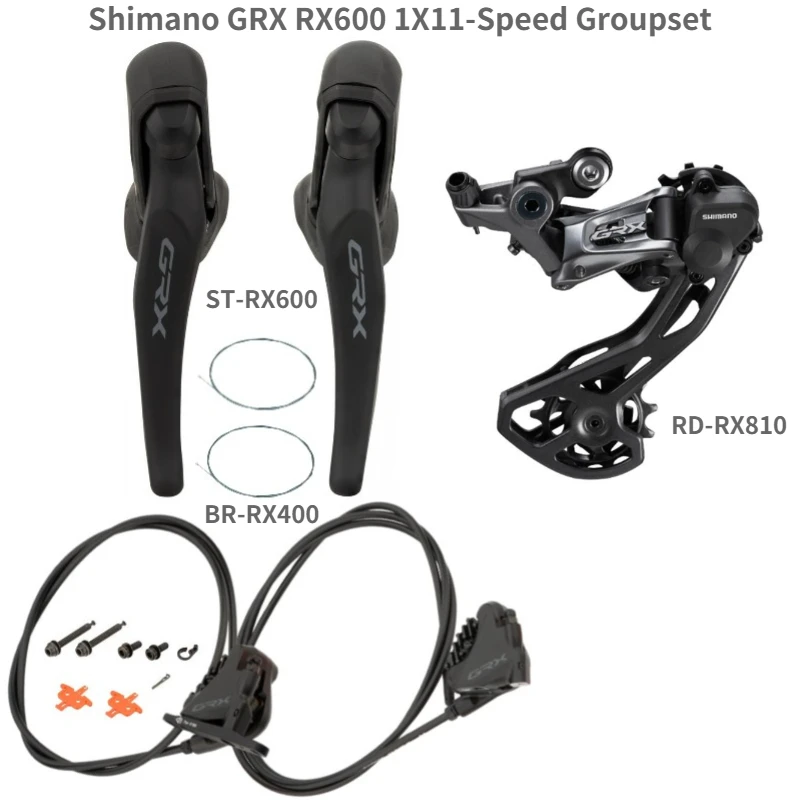 Shimano GRX RX600 1X1 1 скорость групсет дорожный велосипед дисковый тормоз переключатель