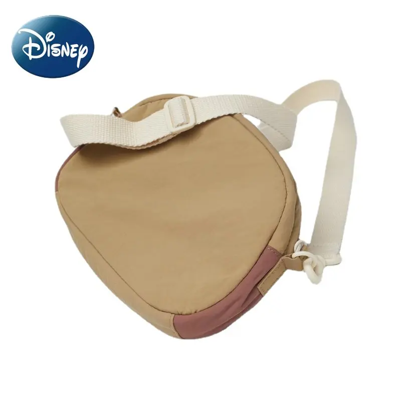 Disney Ladies Crossbody Bag Mickey Mouse Feather Material Cartoon Cute Phone Shoulder Bag Ladies Minnie