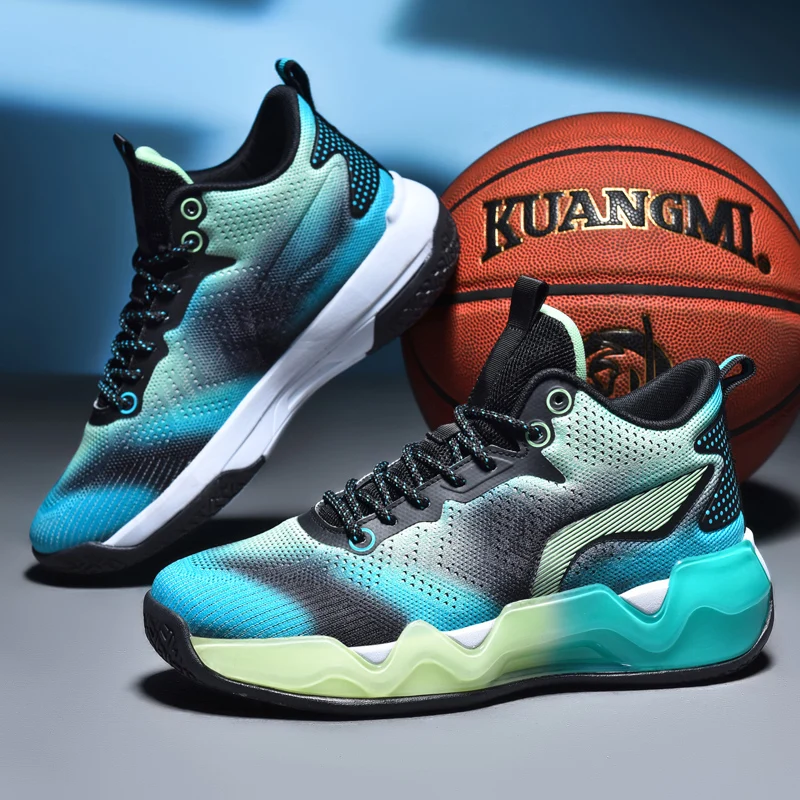 Basketball Sneakers Anti-skid High-top Couple Breathable Man Basketball Boots